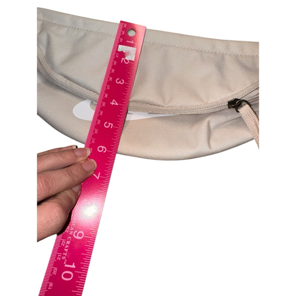 Men's Nike Beige White One Size Belt Bag - Picture 5 of 5